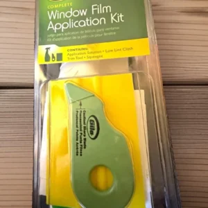 Kit d'application film fenêtre Gila avec solution, raclette, tissu, outil-